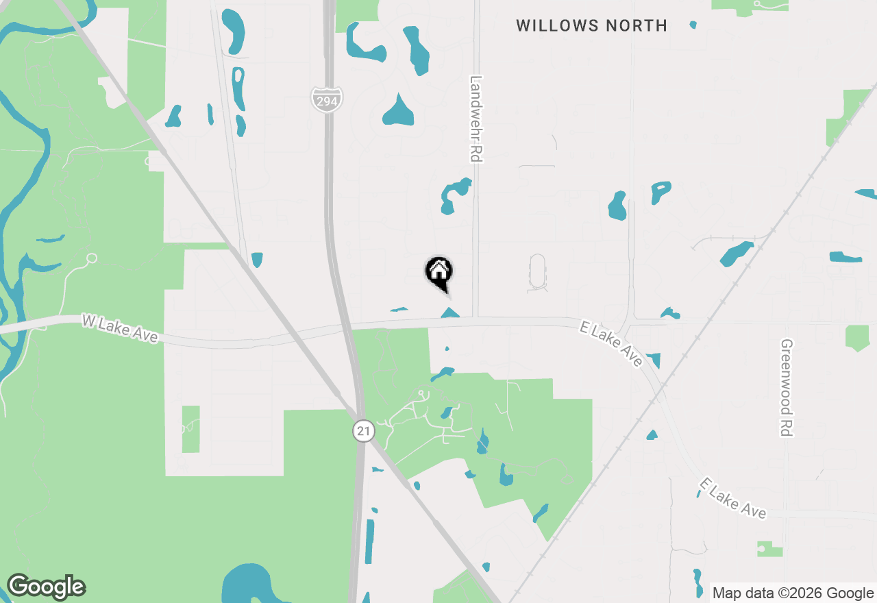 Map of 4250 W Lake Avenue #105C, Glenview, IL 60026
