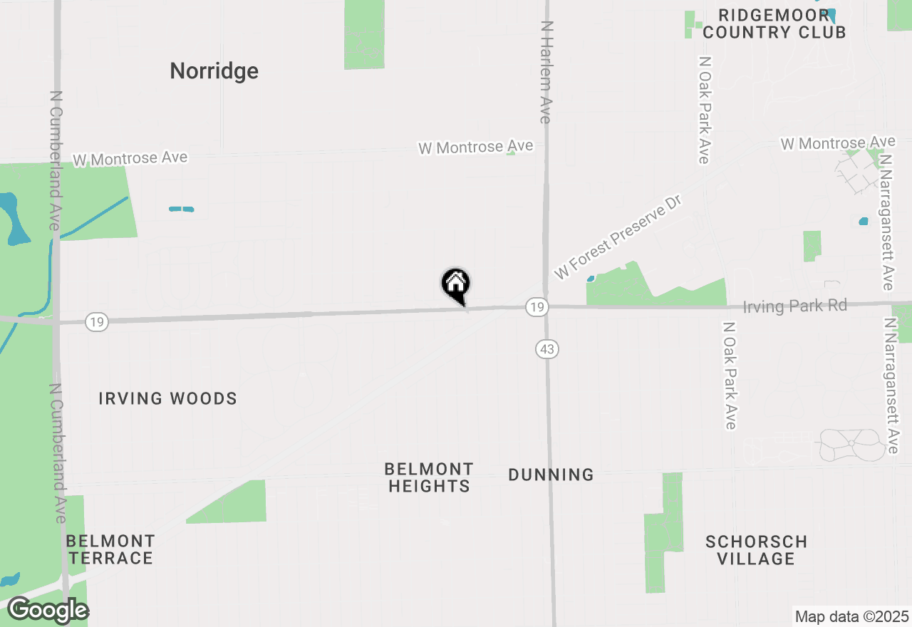 Map of 7409 W Irving Park Road, Chicago, IL 60634