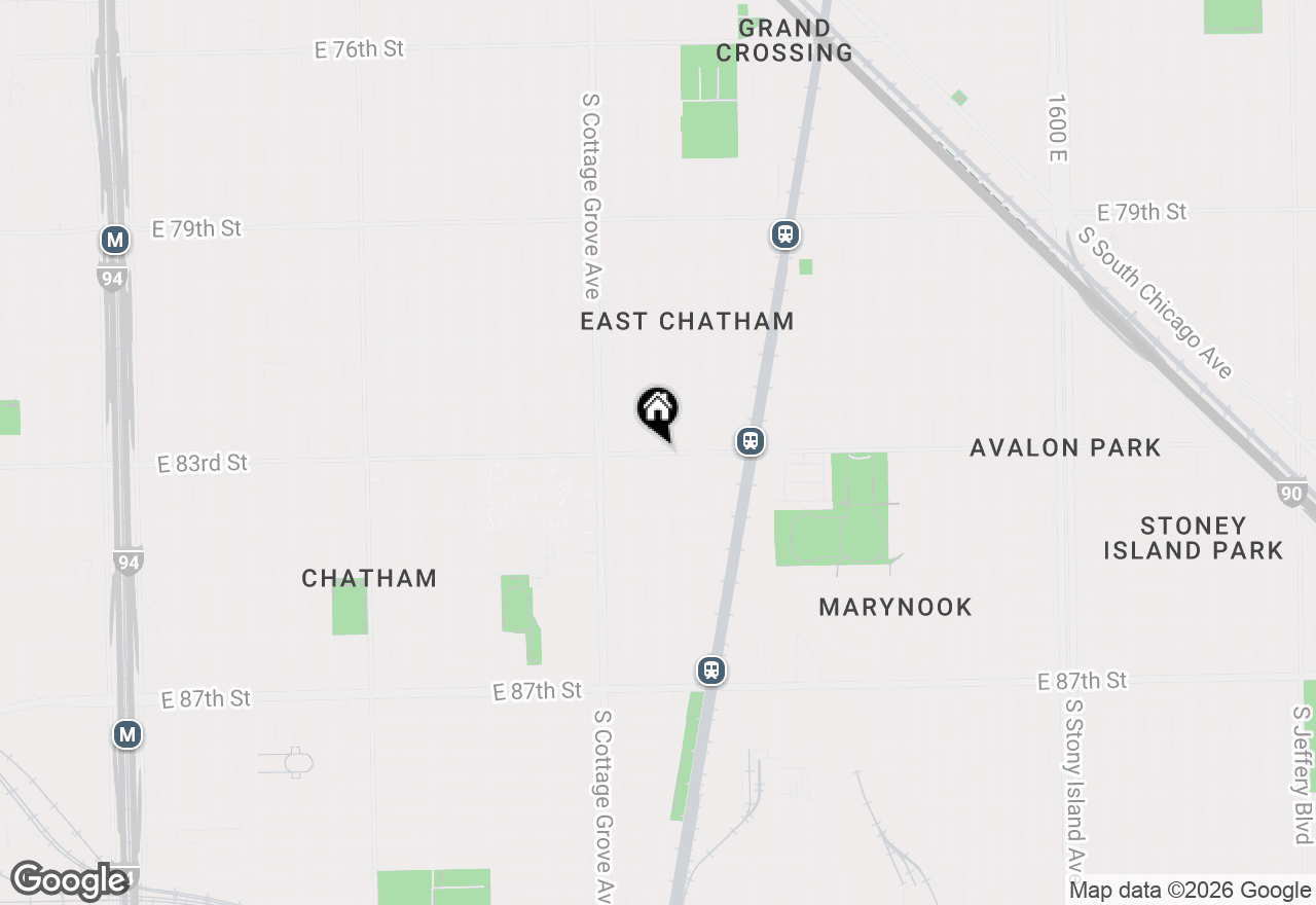 Map of 7628 S Drexel Avenue #1N, Chicago, IL 60619