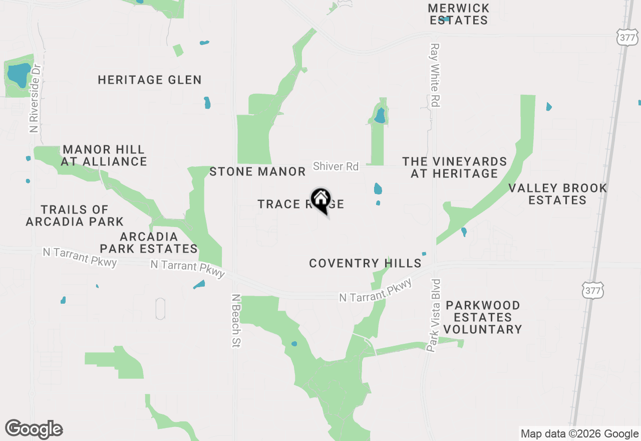 Map of 4824 Carolina Trace Trail, Fort Worth, TX 76244