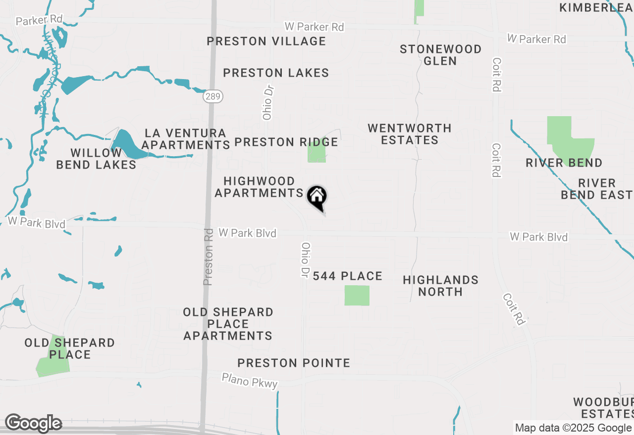 Map of 4552 Fremont Lane, Plano, TX 75093