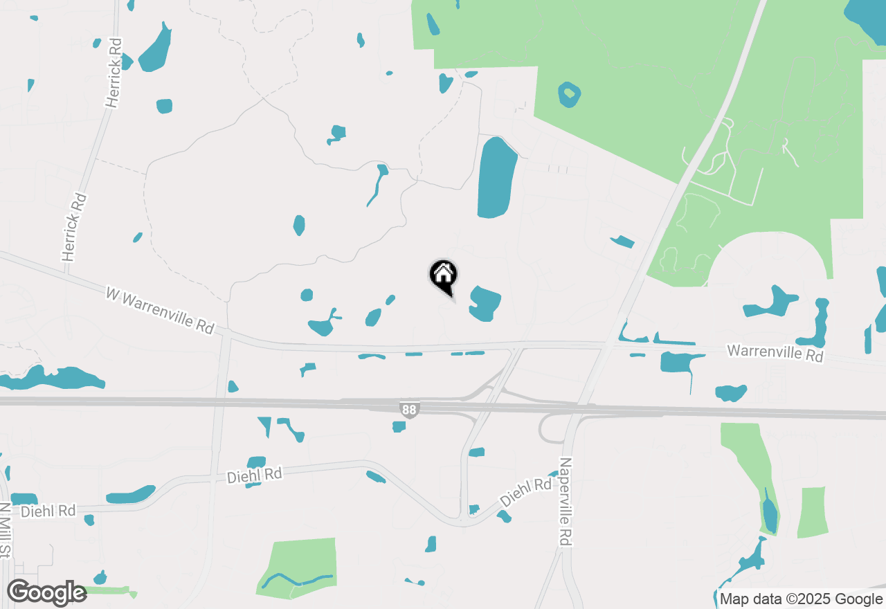 Map of 2124 Iron Ridge Lane, Naperville, IL 60563