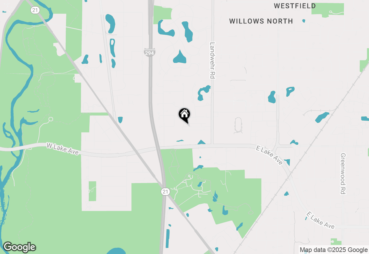 Map of 4297 Linden Tree Lane, Glenview, IL 60025