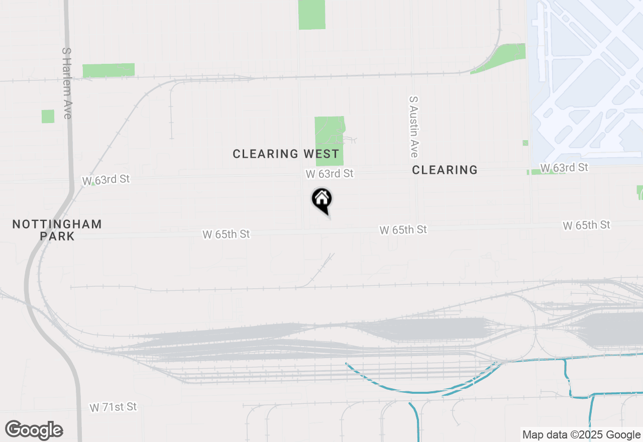 Map of 6319 W 64th Place #1N, Chicago, IL 60638