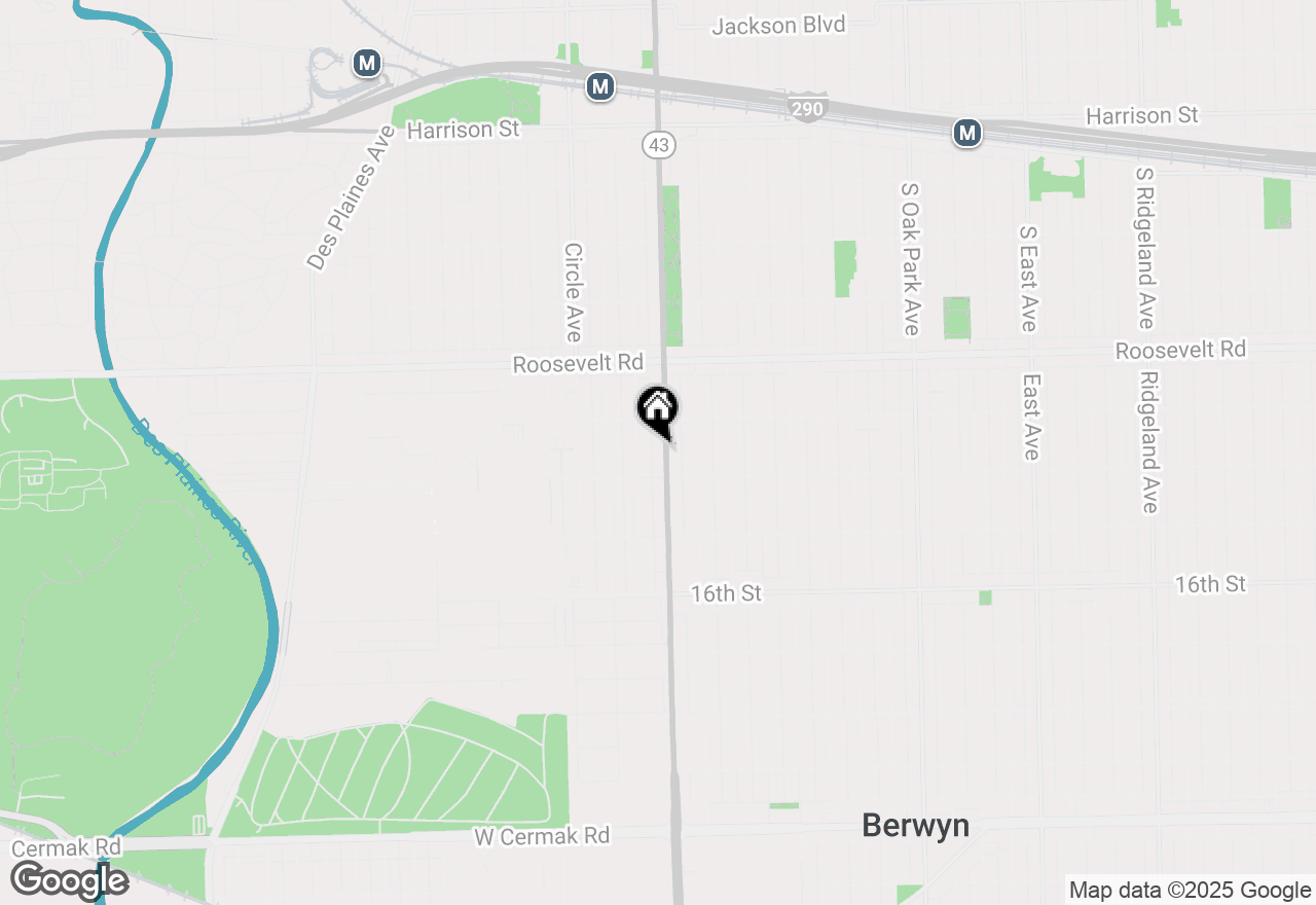 Map of 1327 Harlem Avenue, Forest Park, IL 60130