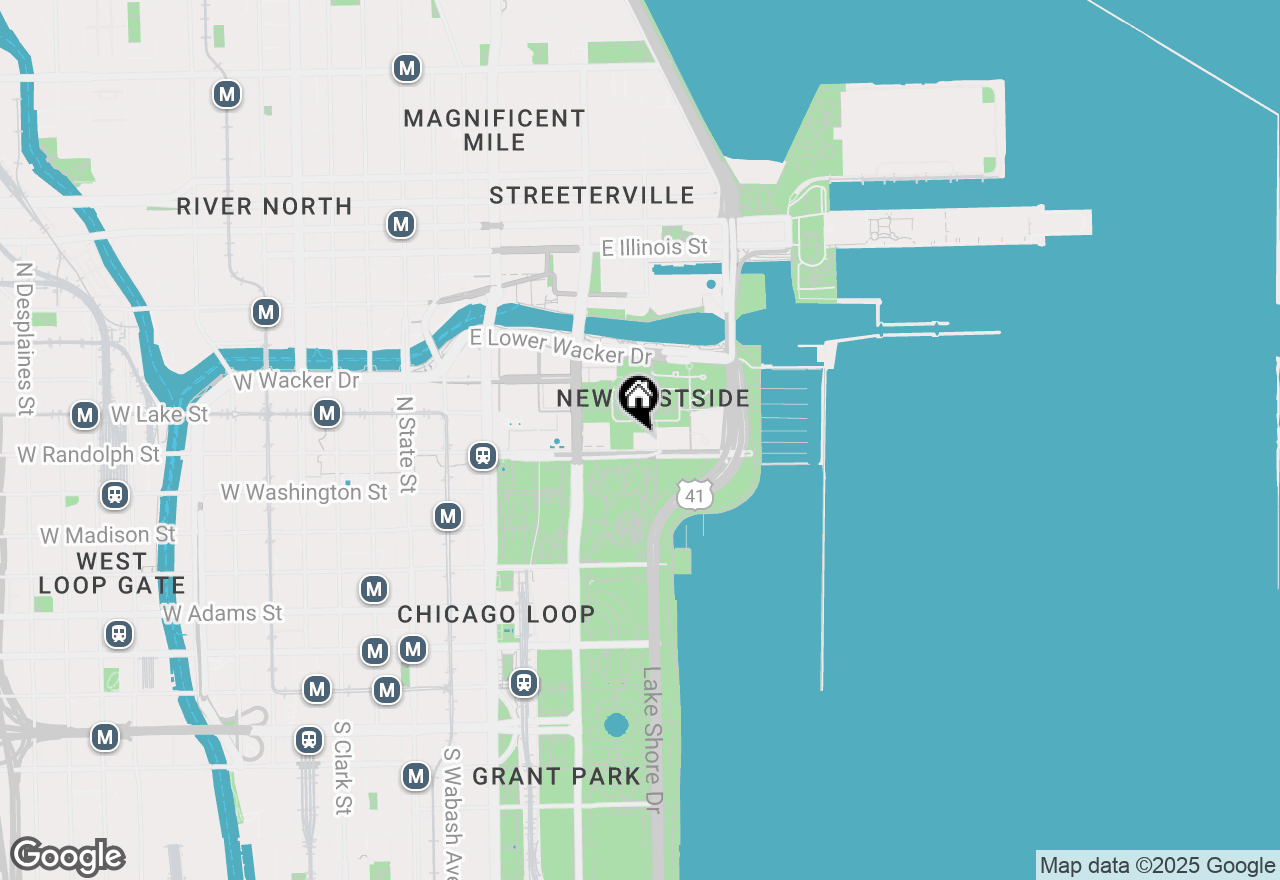 Map of 360 E Randolph Street #3901, Chicago, IL 60601