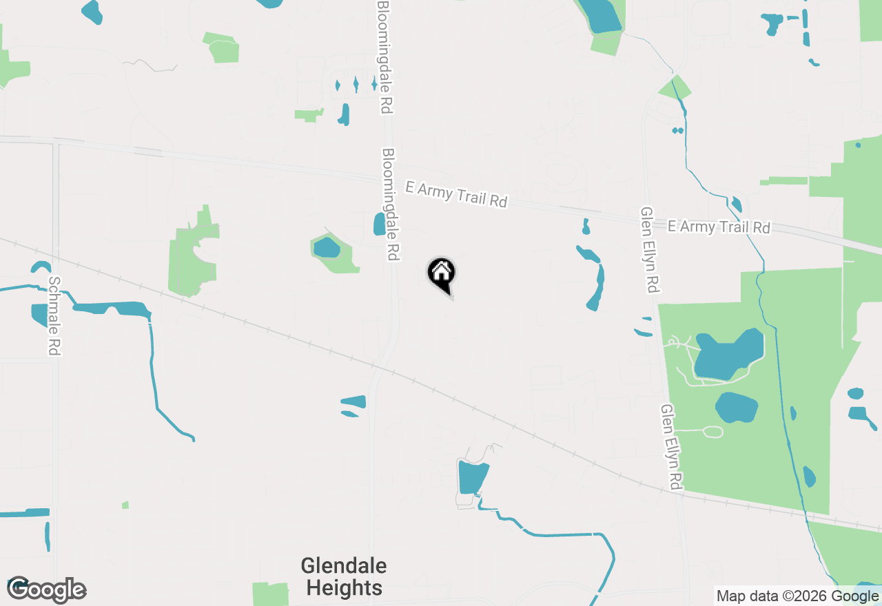 Map of 285 Loveland Drive, Glendale Heights, IL 60139