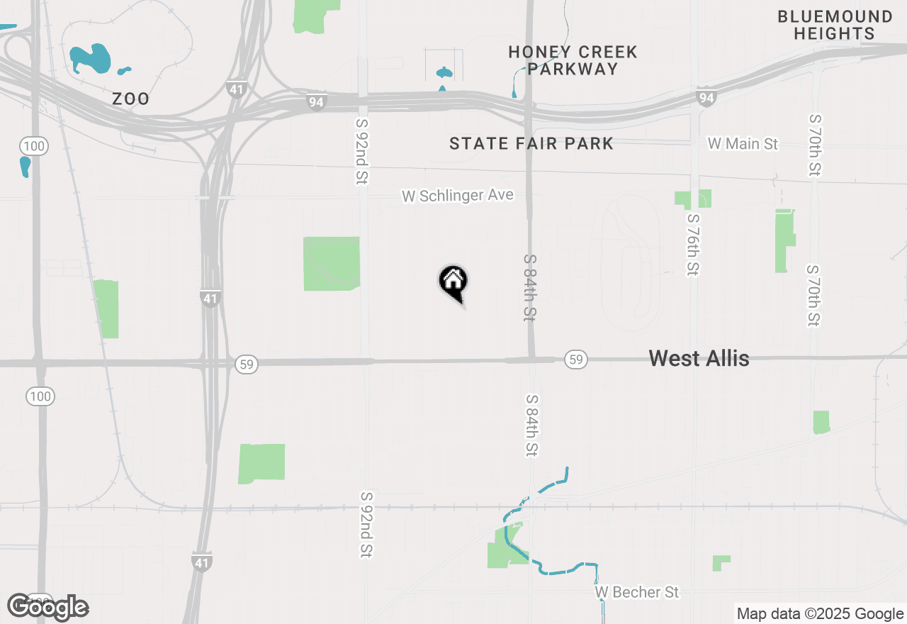 Map of 1216 S 88th St, West Allis, WI 53214