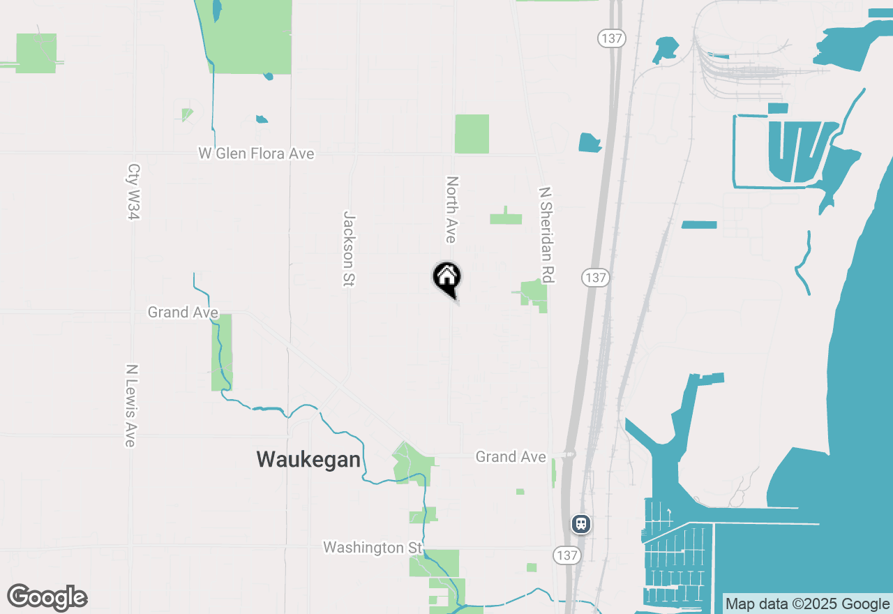 Map of 726 North Avenue, Waukegan, IL 60085