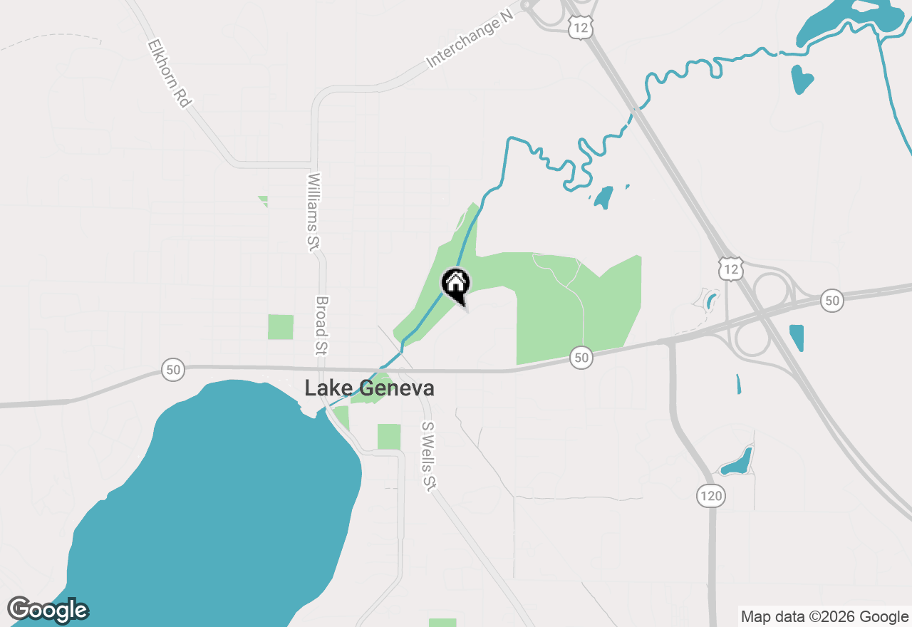 Map of 400 Country Club Dr, Lake Geneva, WI 53147