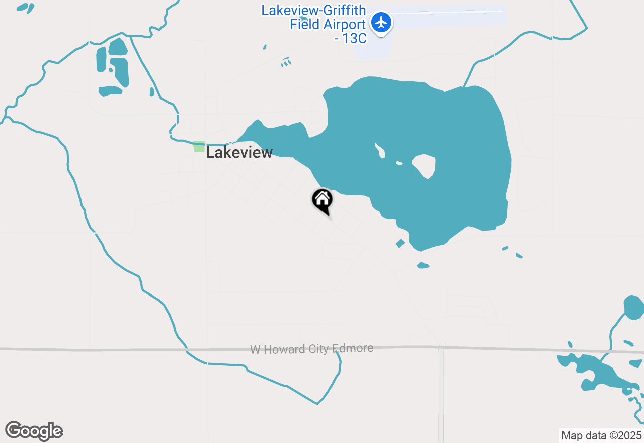 Map of 804 S Lincoln Avenue, Lakeview, MI 48850