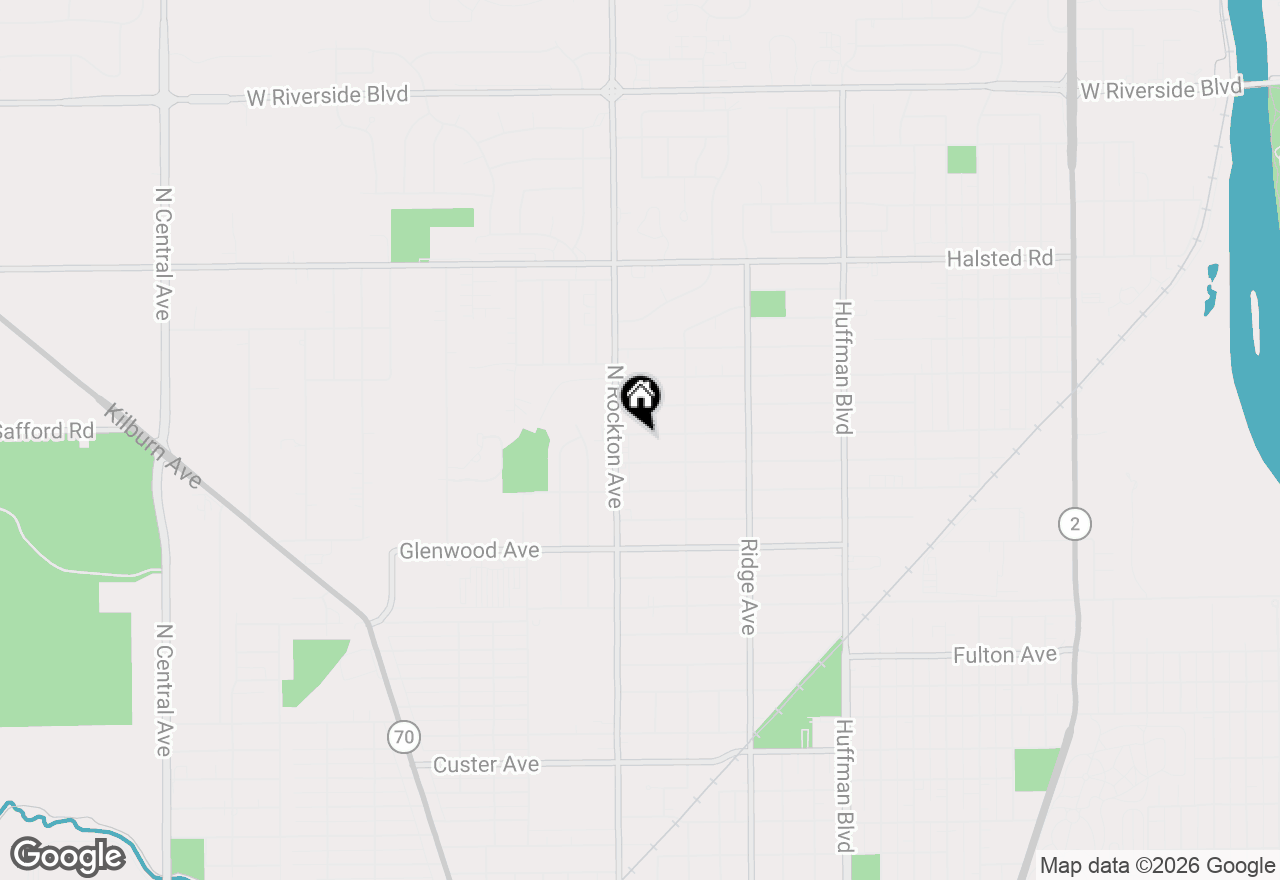 Map of 2412 Midway Drive, Rockford, IL 61103