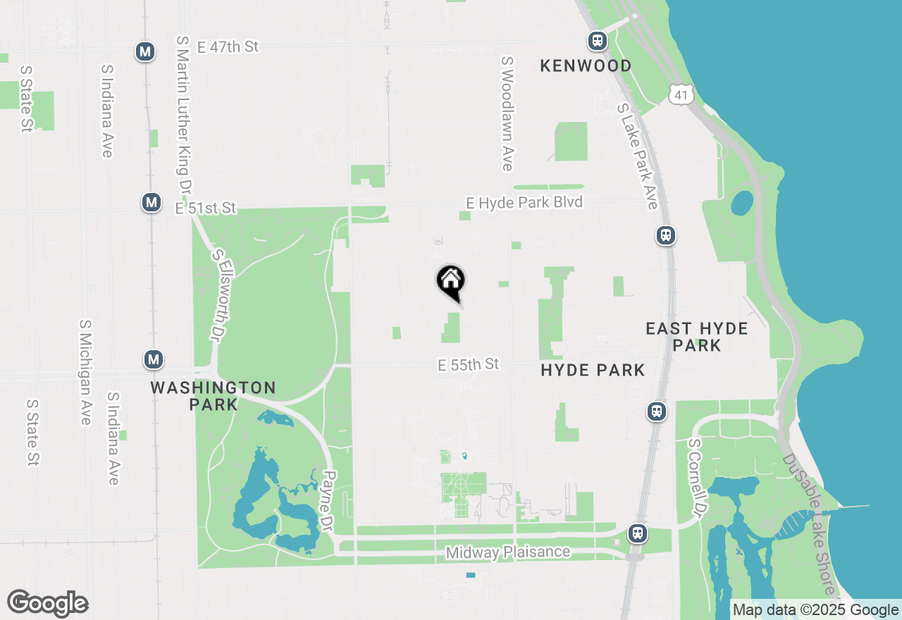 Map of 5414 S Greenwood Avenue #2, Chicago, IL 60615