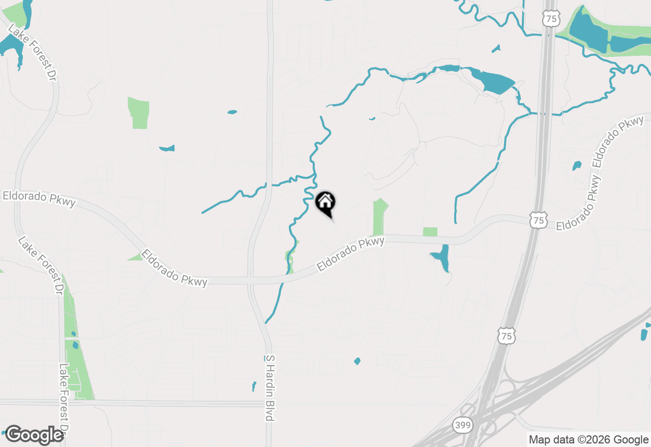 Map of 2820 Creek Bend, Mckinney, TX 75072
