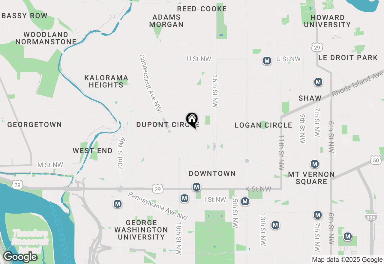 Map of 1727 Massachusetts Avenue Nw #119, Washington, DC 20036
