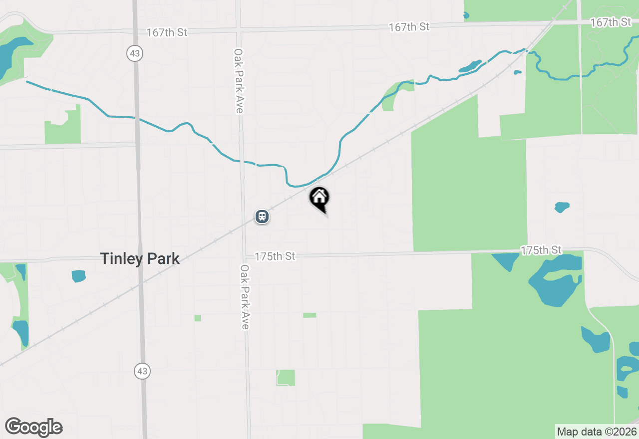 Map of 6525 173rd Place #3A, Tinley Park, IL 60477