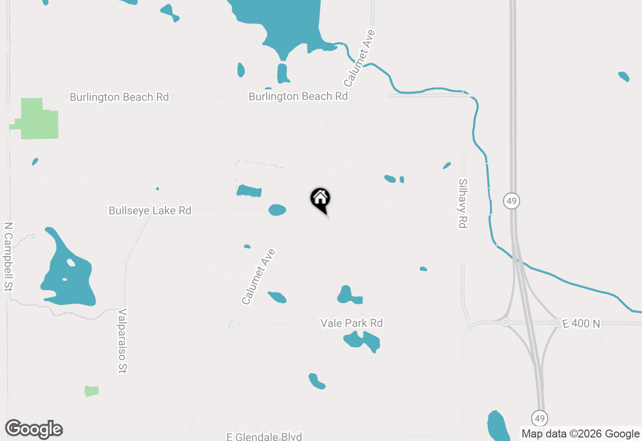 Map of 1709 Chandana Trail, Valparaiso, IN 46383