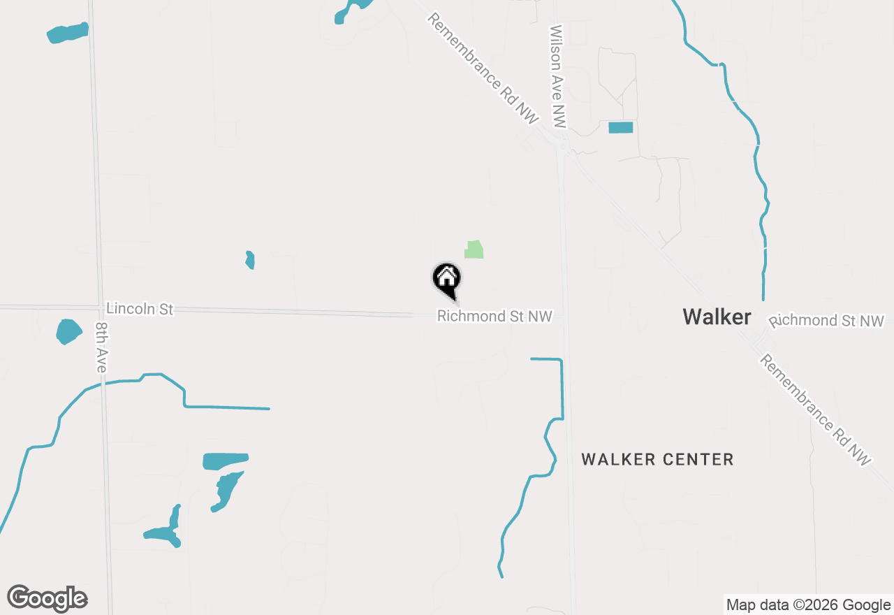 Map of 2021 Orchard Ridge Drive Nw, Grand Rapids, MI 49534