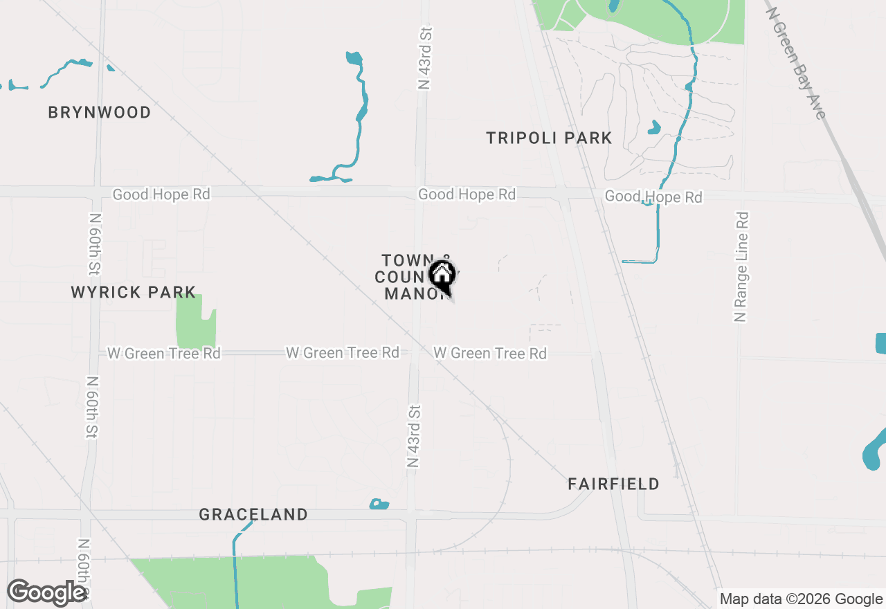 Map of 6914 N 42nd St #6916, Milwaukee, WI 53209