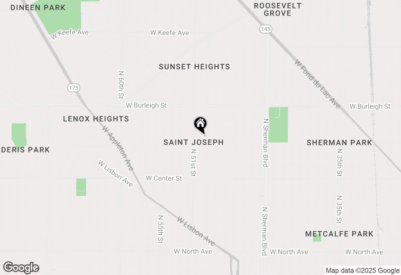 Map of 2919 N 50th St #2919A, 2921, Milwaukee, WI 53210
