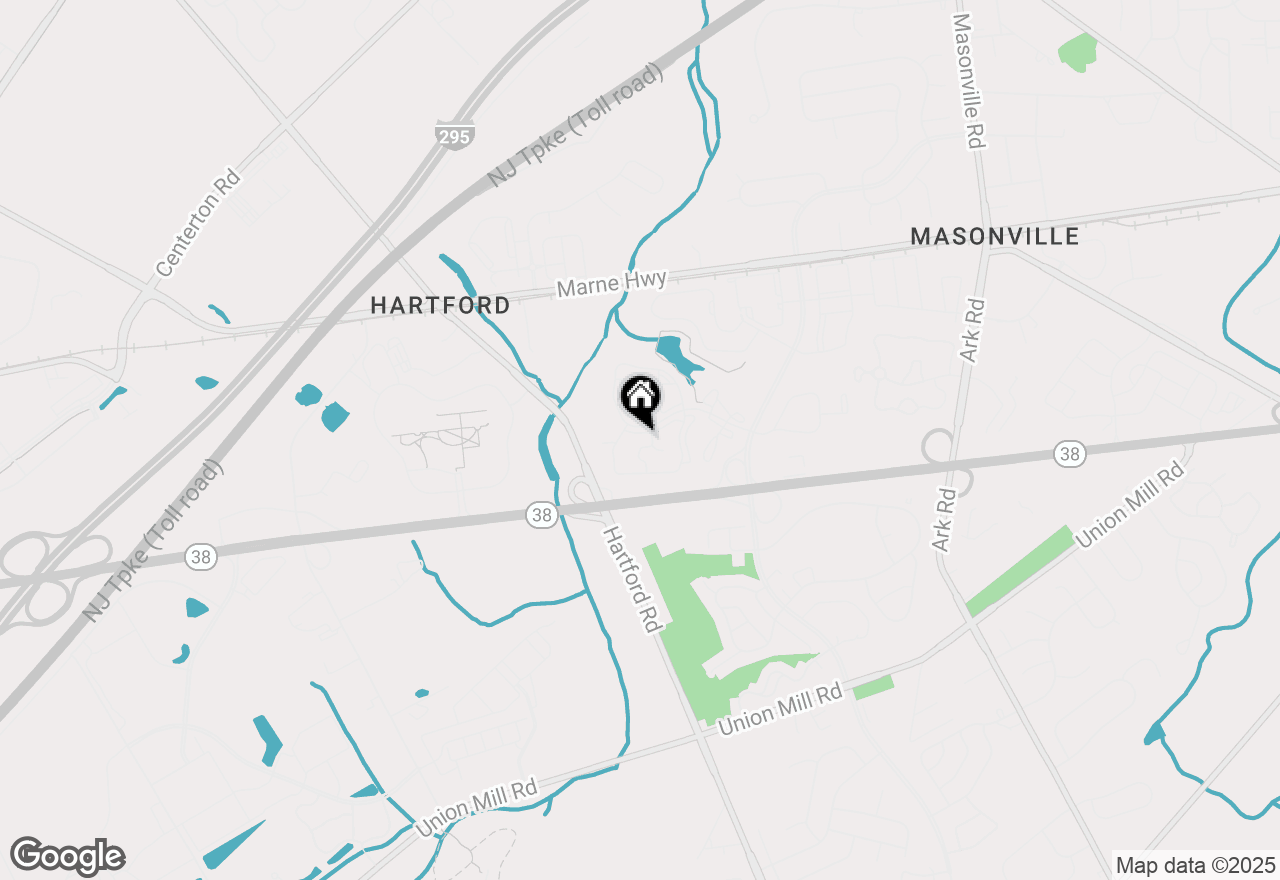 Map of 4814 Aberdeen Drive, Mount Laurel, NJ 08054