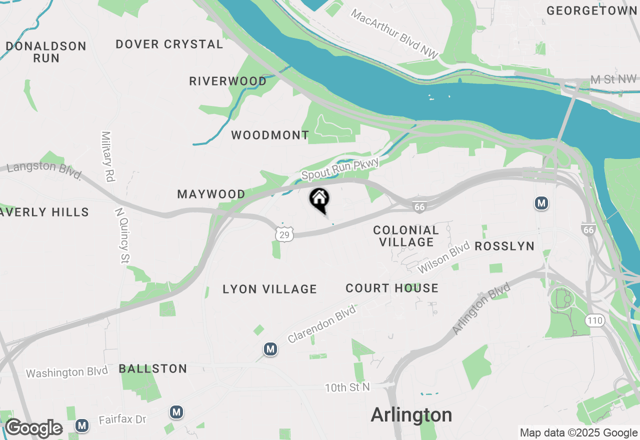 Map of 1931 N Cleveland Street #209, Arlington, VA 22201