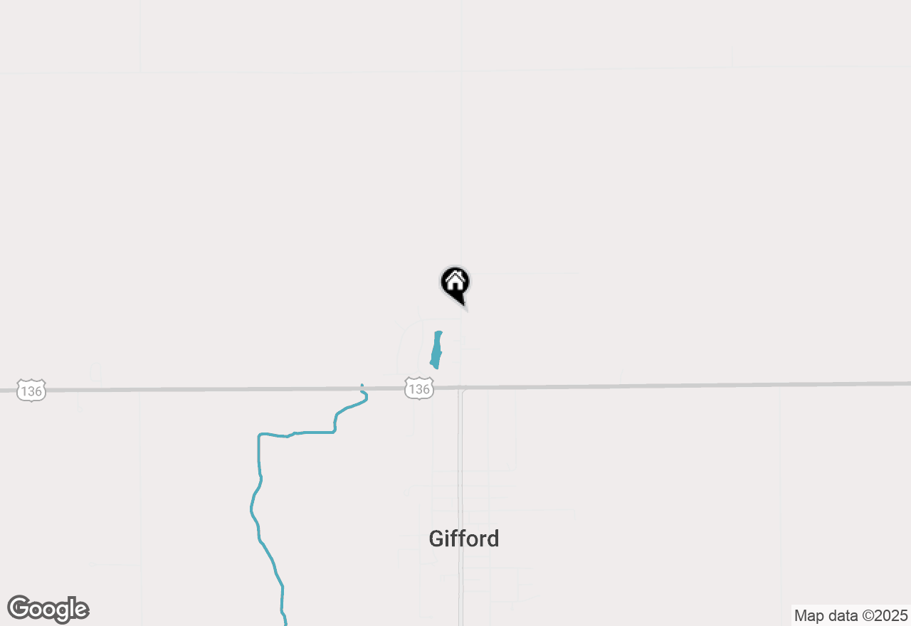 Map of 102 N Pointe Drive, Gifford, IL 61847