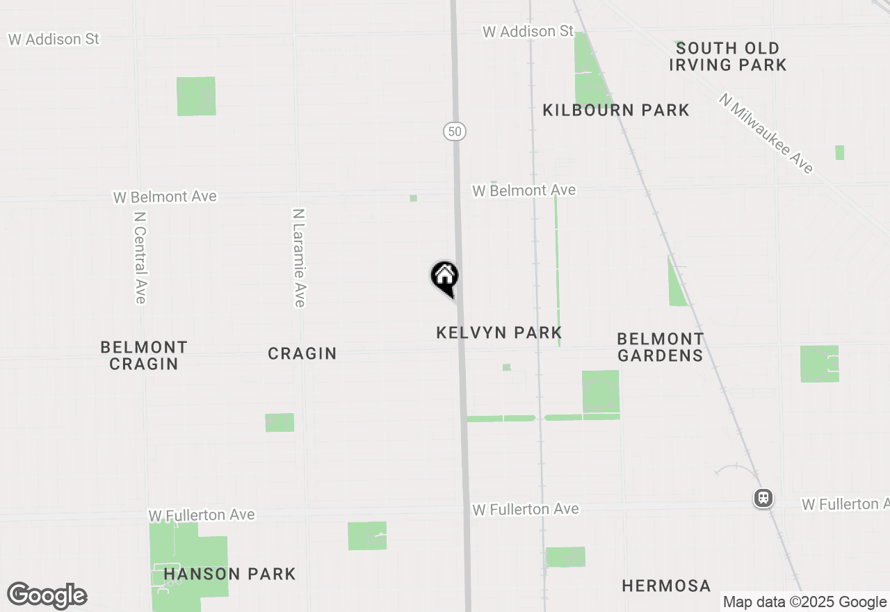 Map of 4820 W George Street, Chicago, IL 60641