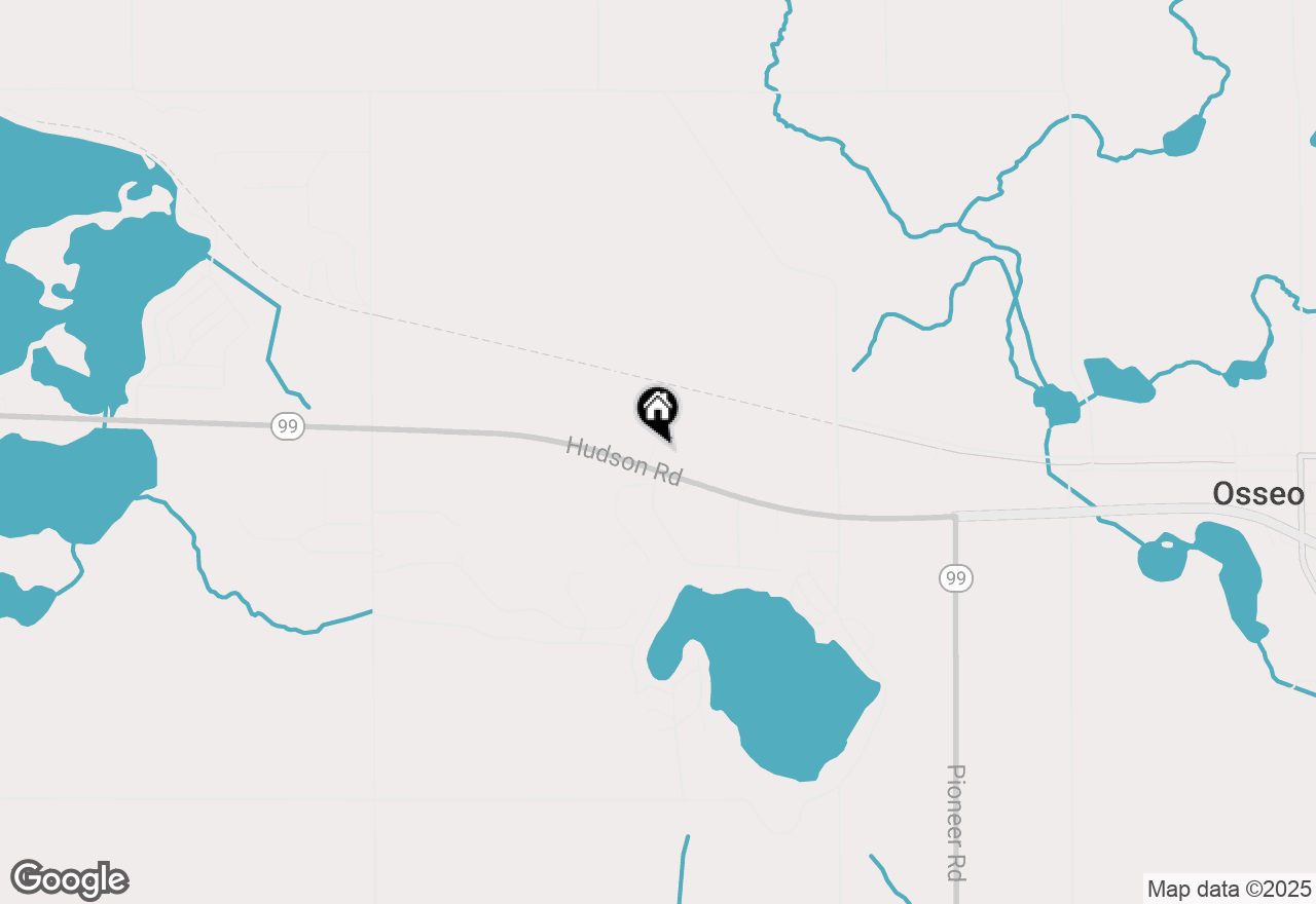 Map of 4100 Hudson Road, Osseo, MI 49266