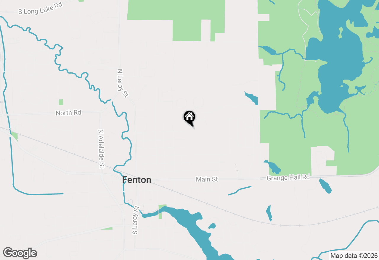 Map of 606 6th Street, Fenton, MI 48430