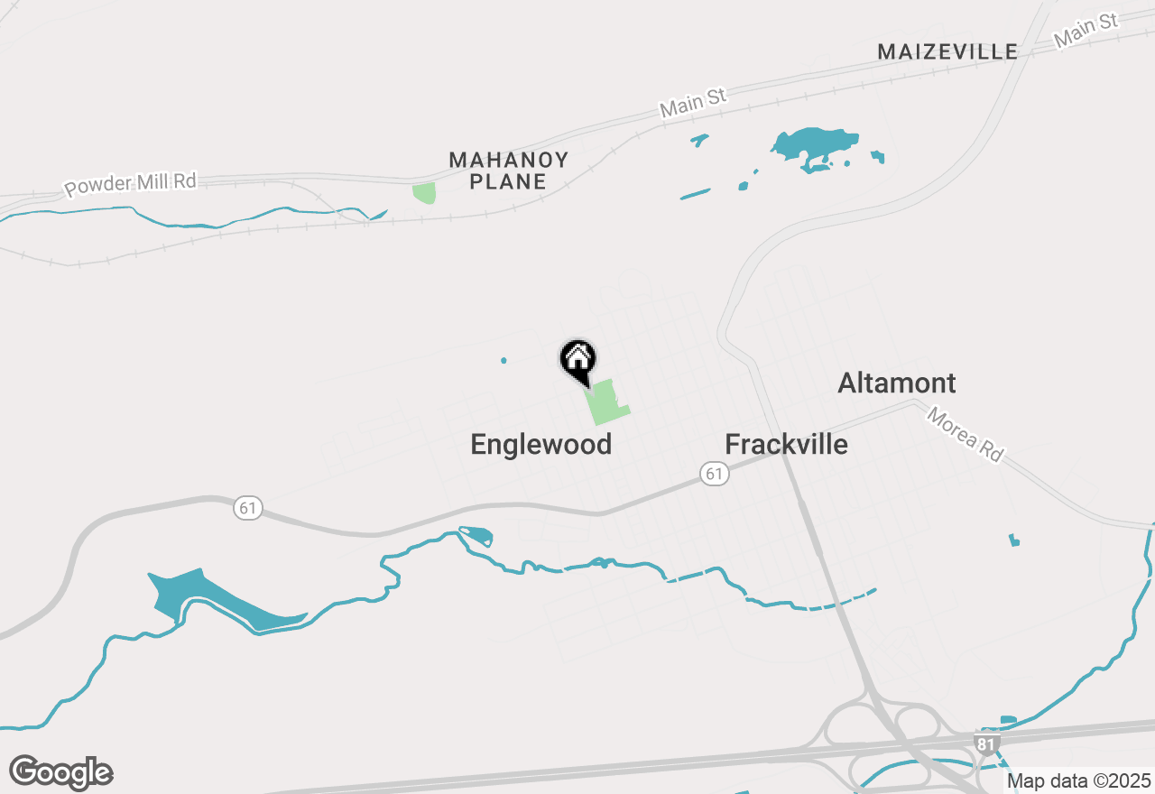Map of 147 N 4th St, Frackville, PA 17931