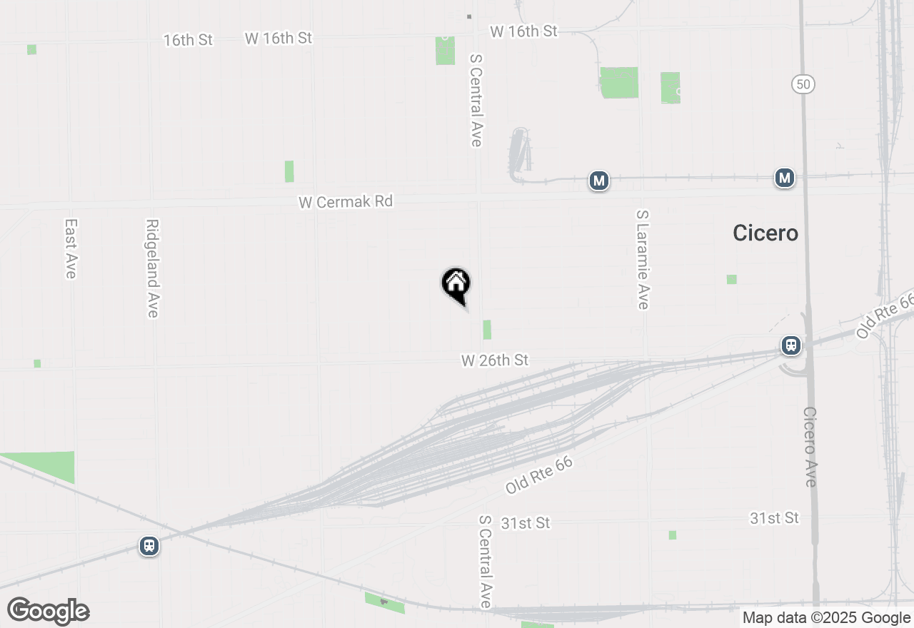 Map of 2442 S 56th Court, Cicero, IL 60804