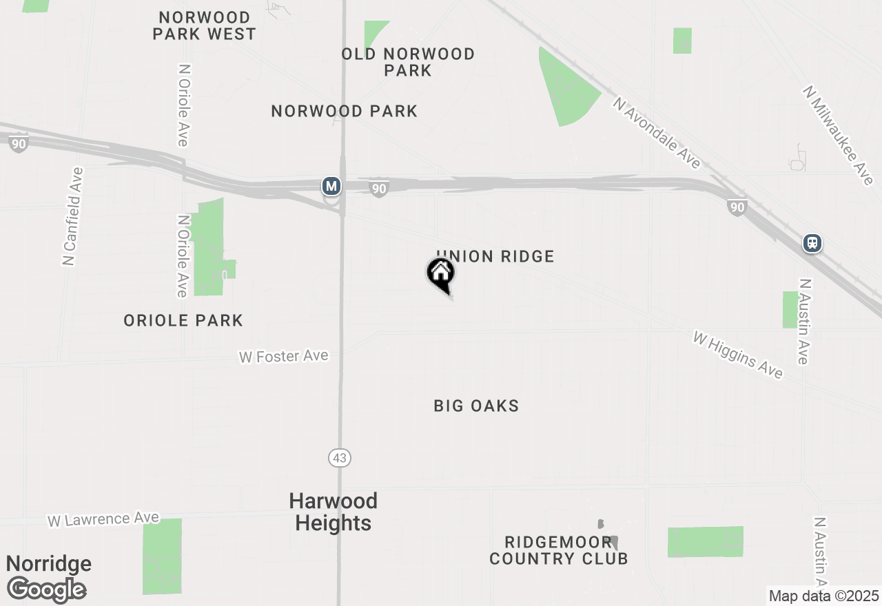 Map of 6927 W Berwyn Avenue, Chicago, IL 60656