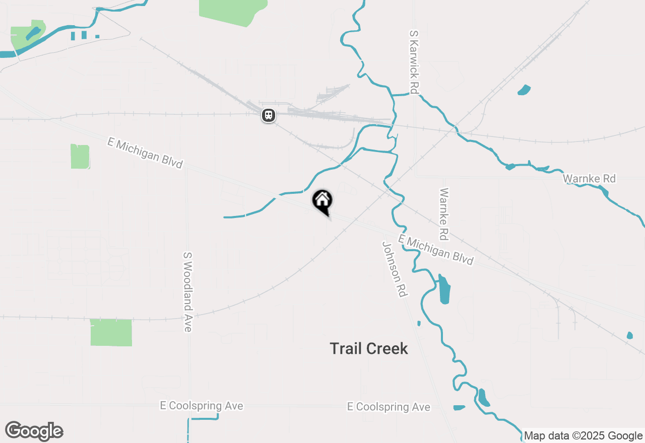 Map of 105 Willow Court, Trail Creek, IN 46360