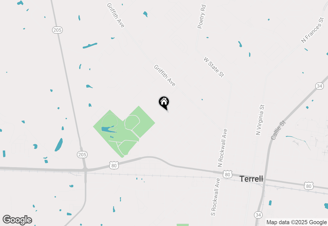 Map of 311 9th Street, Terrell, TX 75160