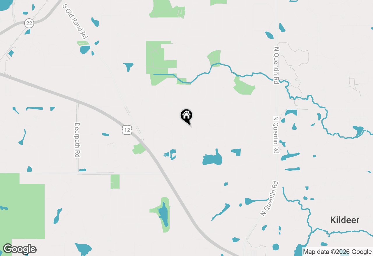 Map of 21839 Cambridge Drive, Kildeer, IL 60047