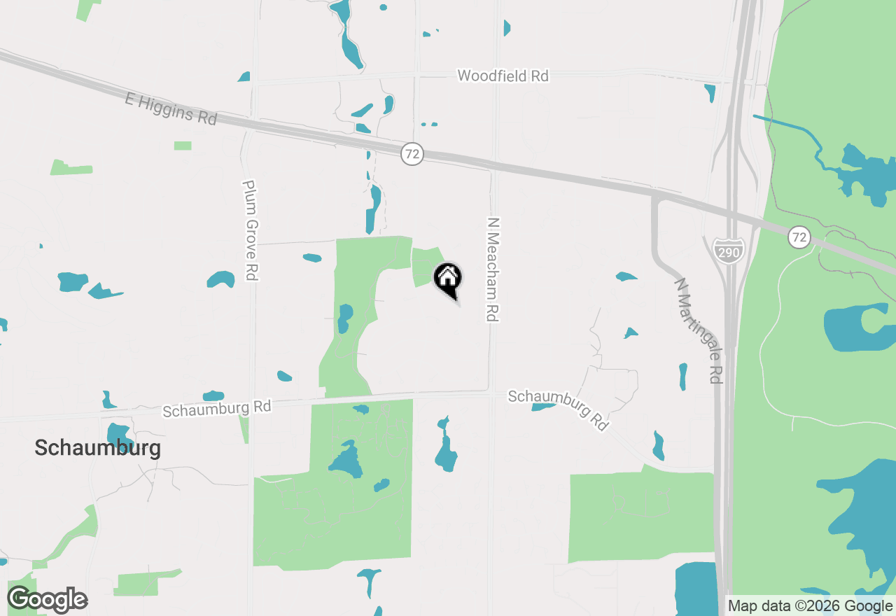 Map of 1355 Beckett Lane, Schaumburg, IL 60173