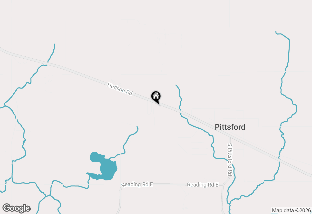 Map of 8325 Hudson Road, Pittsford, MI 49271