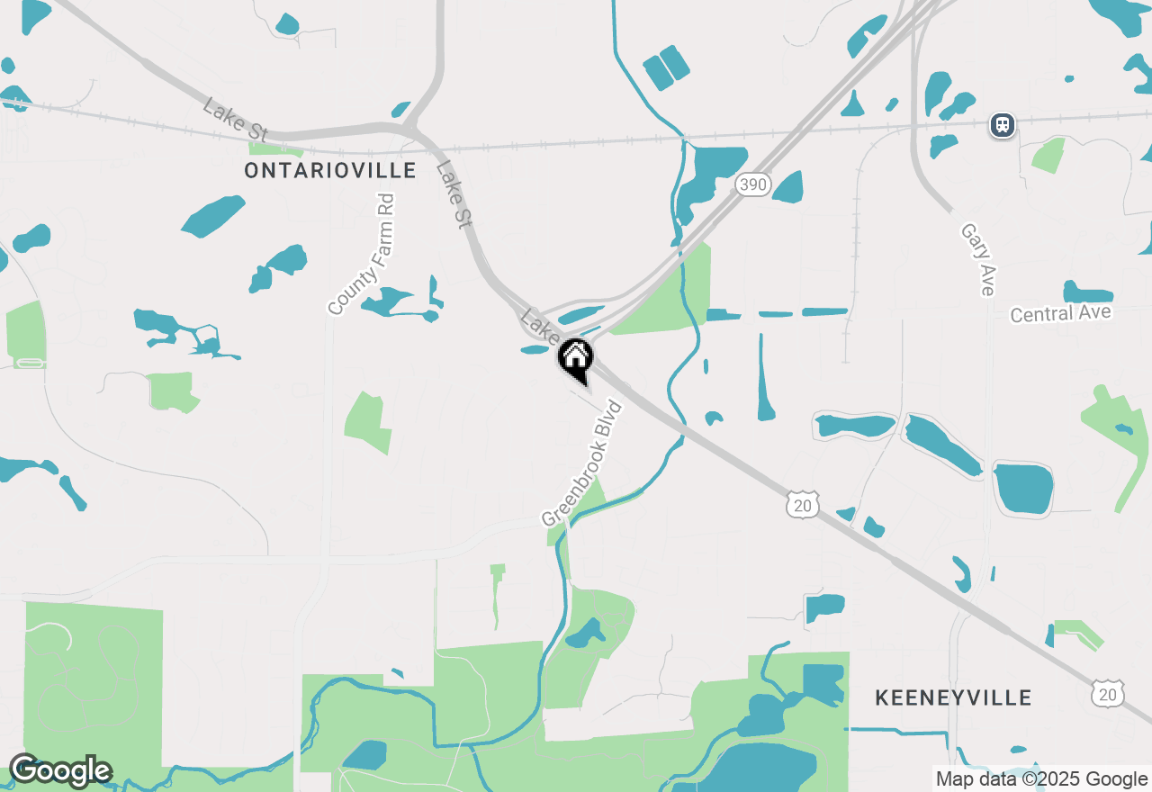 Map of 1335 Gifford Court #A, Hanover Park, IL 60133