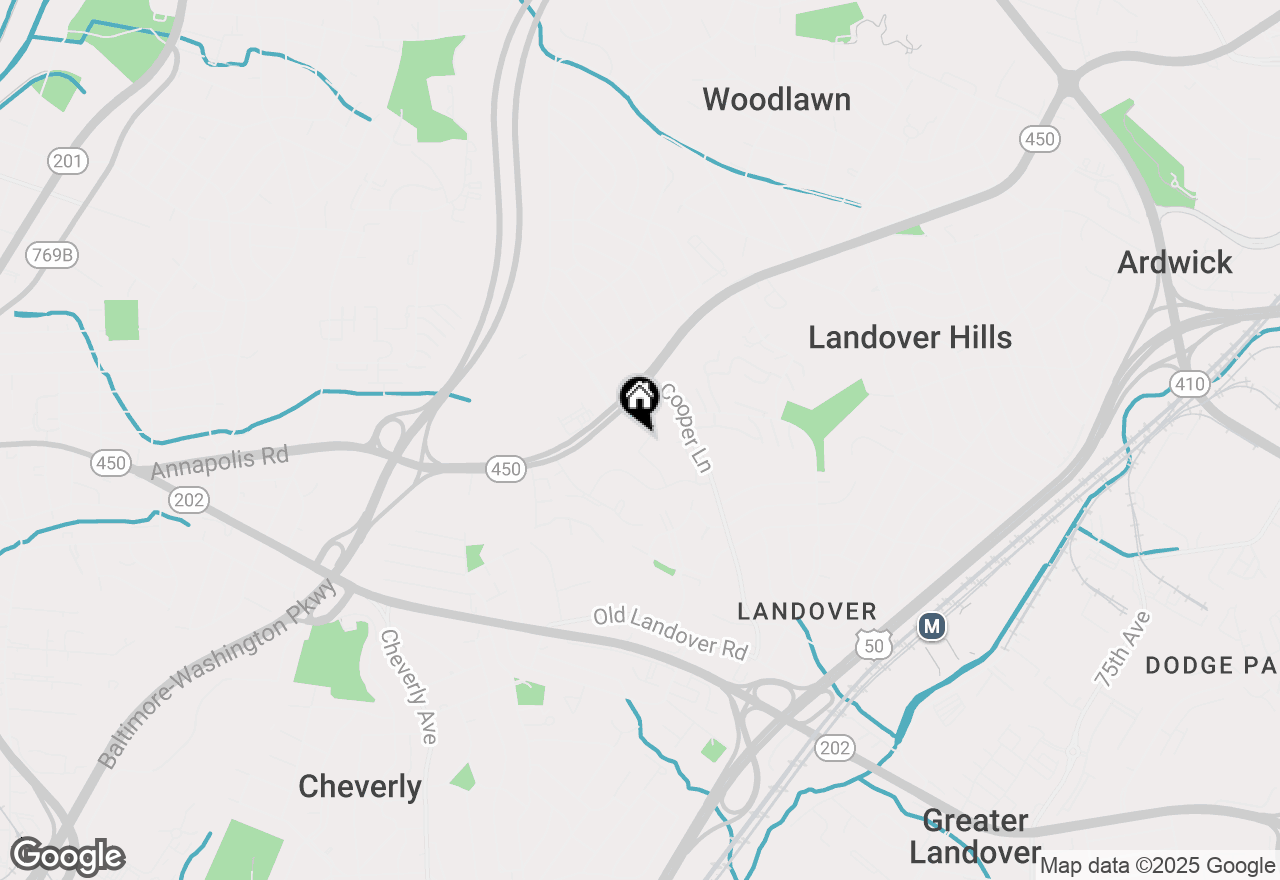 Map of 4008 Meadow Trail Lane, Hyattsville, MD 20784