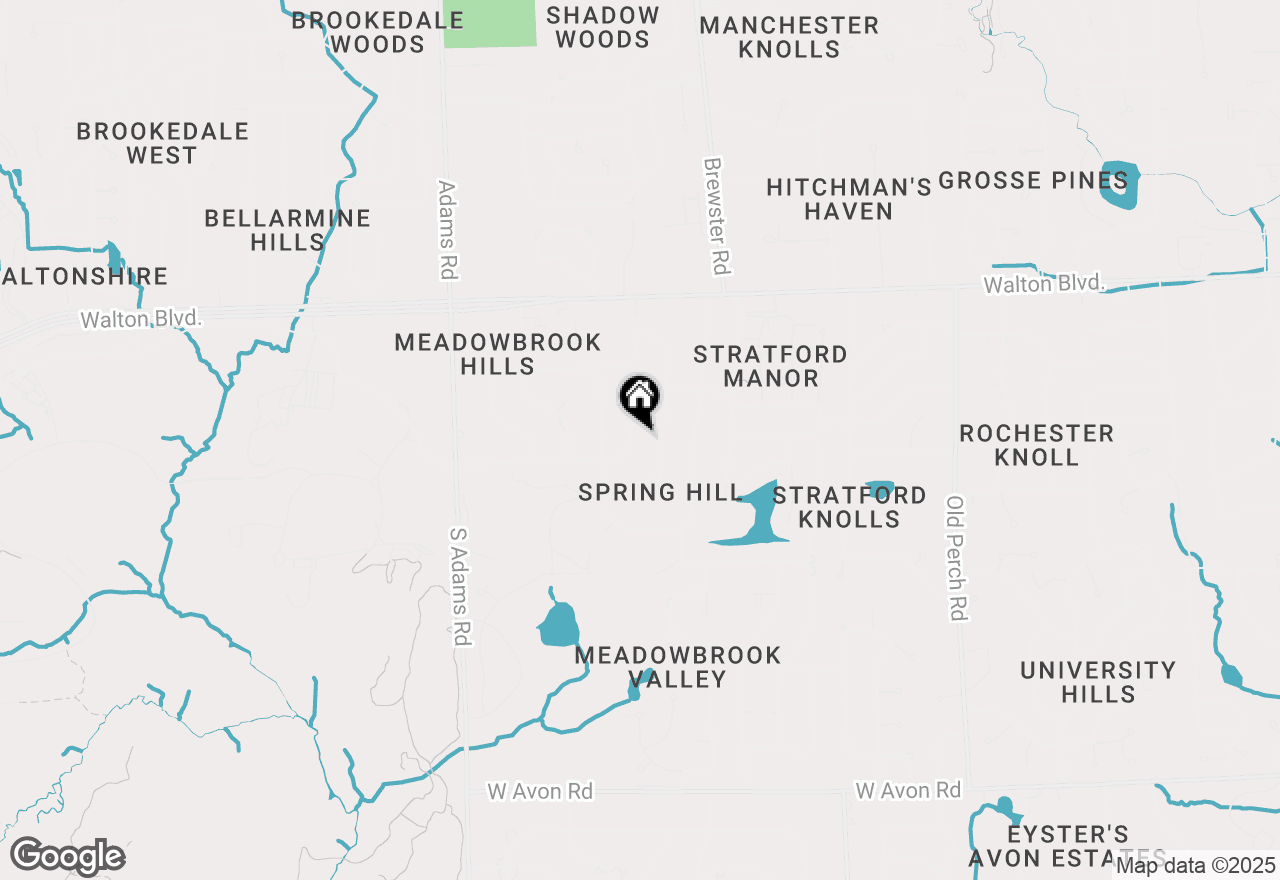 Map of 2771 Hillendale Drive, Rochester Hills, MI 48309