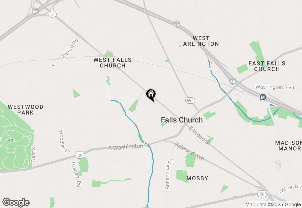 Map of 428 James Court #49, Falls Church, VA 22046