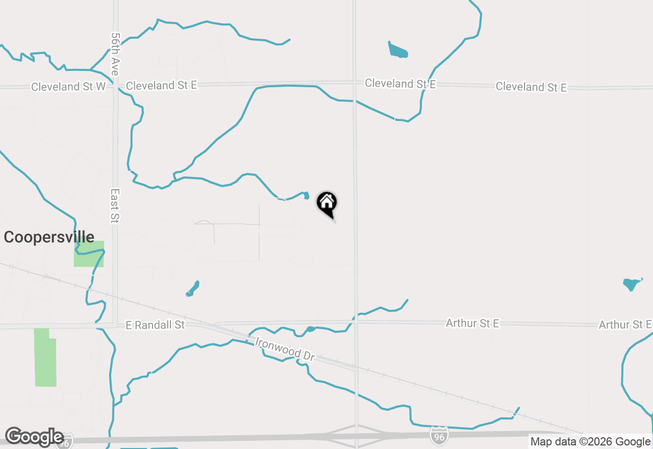 Map of 277 Blue Ash Lane, Coopersville, MI 49404