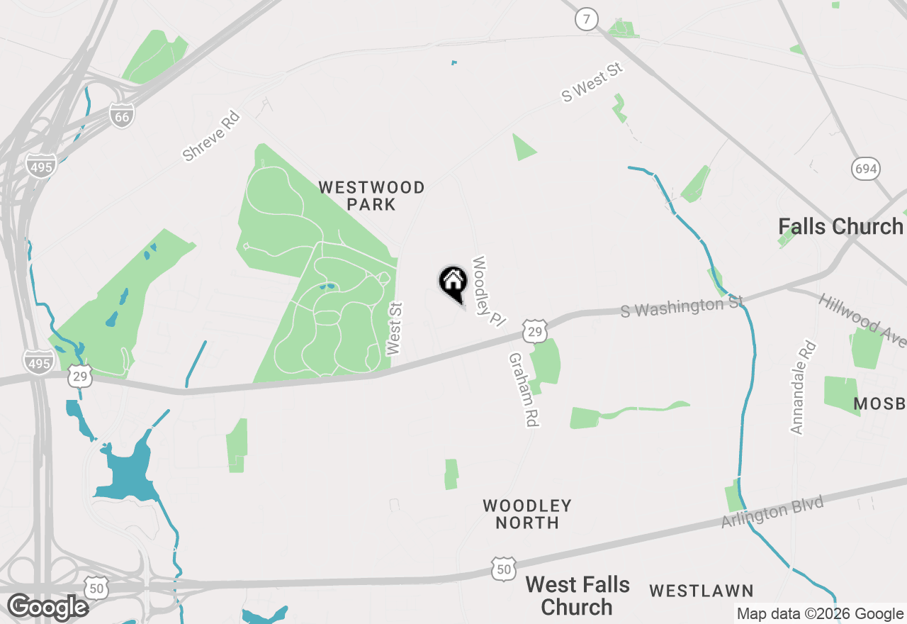 Map of 7368 Route 29 #68/T1, Falls Church, VA 22046