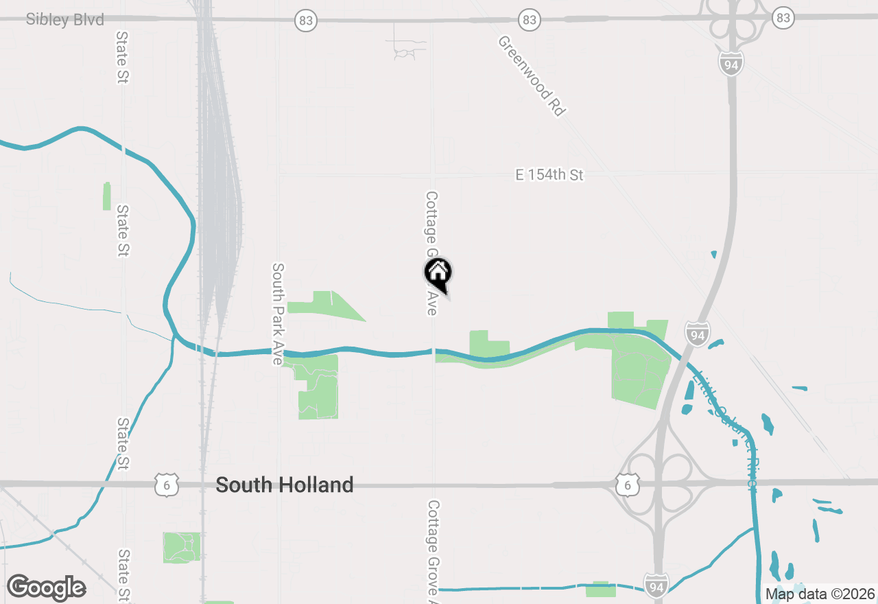 Map of 15707 Cottage Grove Avenue, Dolton, IL 60419