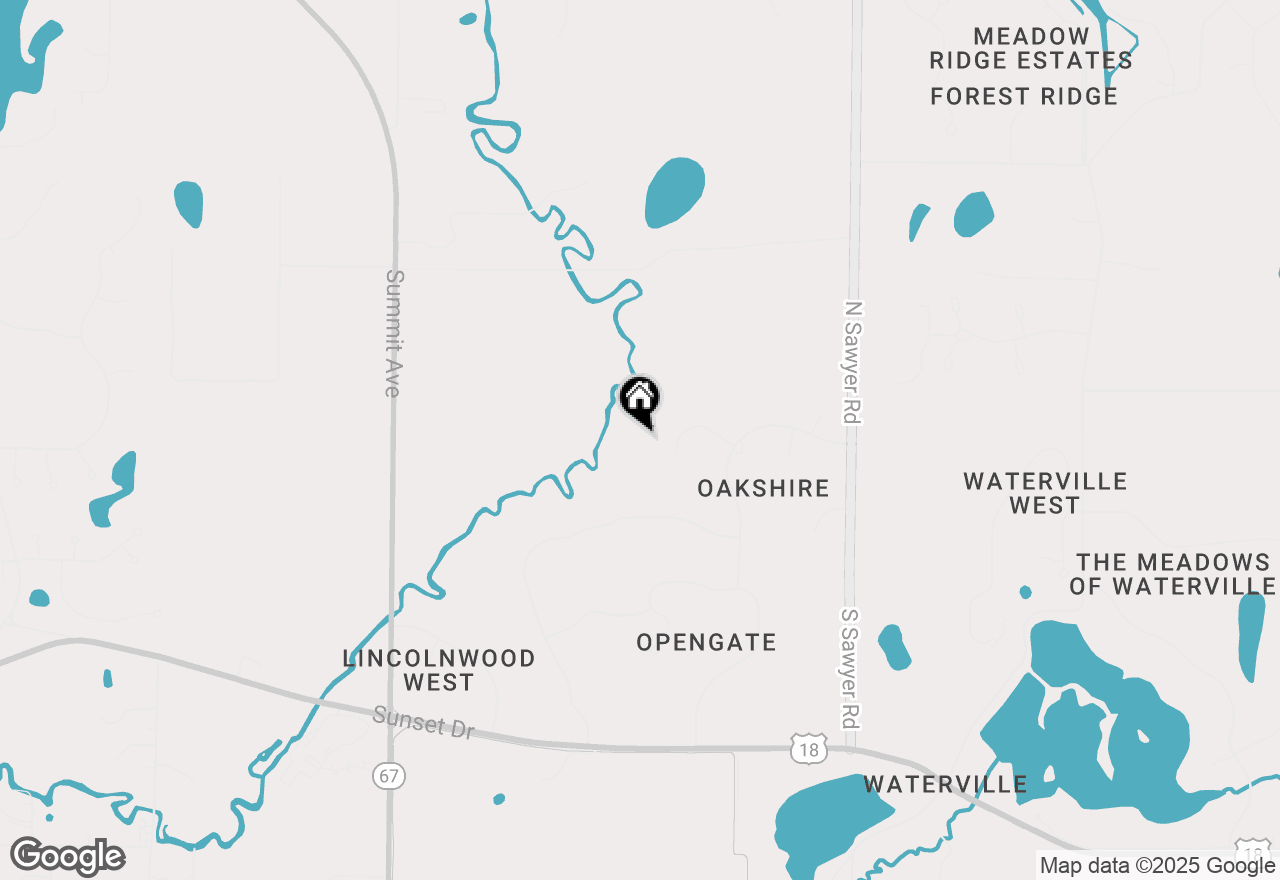 Map of 35064 Old Woods Rd, Summit, WI 53066