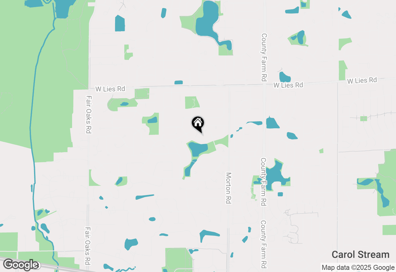 Map of 1096 Gunsmoke Court, Carol Stream, IL 60188