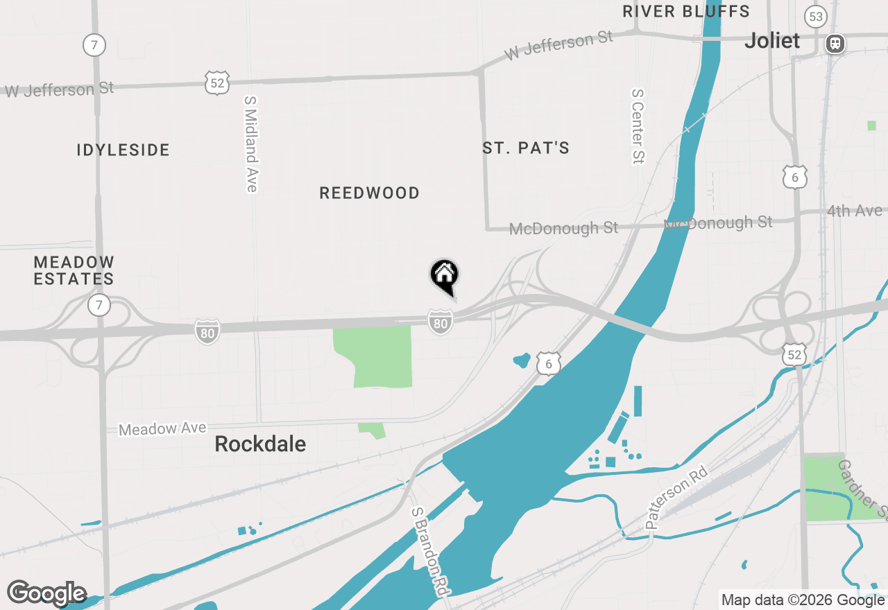 Map of 900 Cochrane Avenue, Joliet, IL 60436