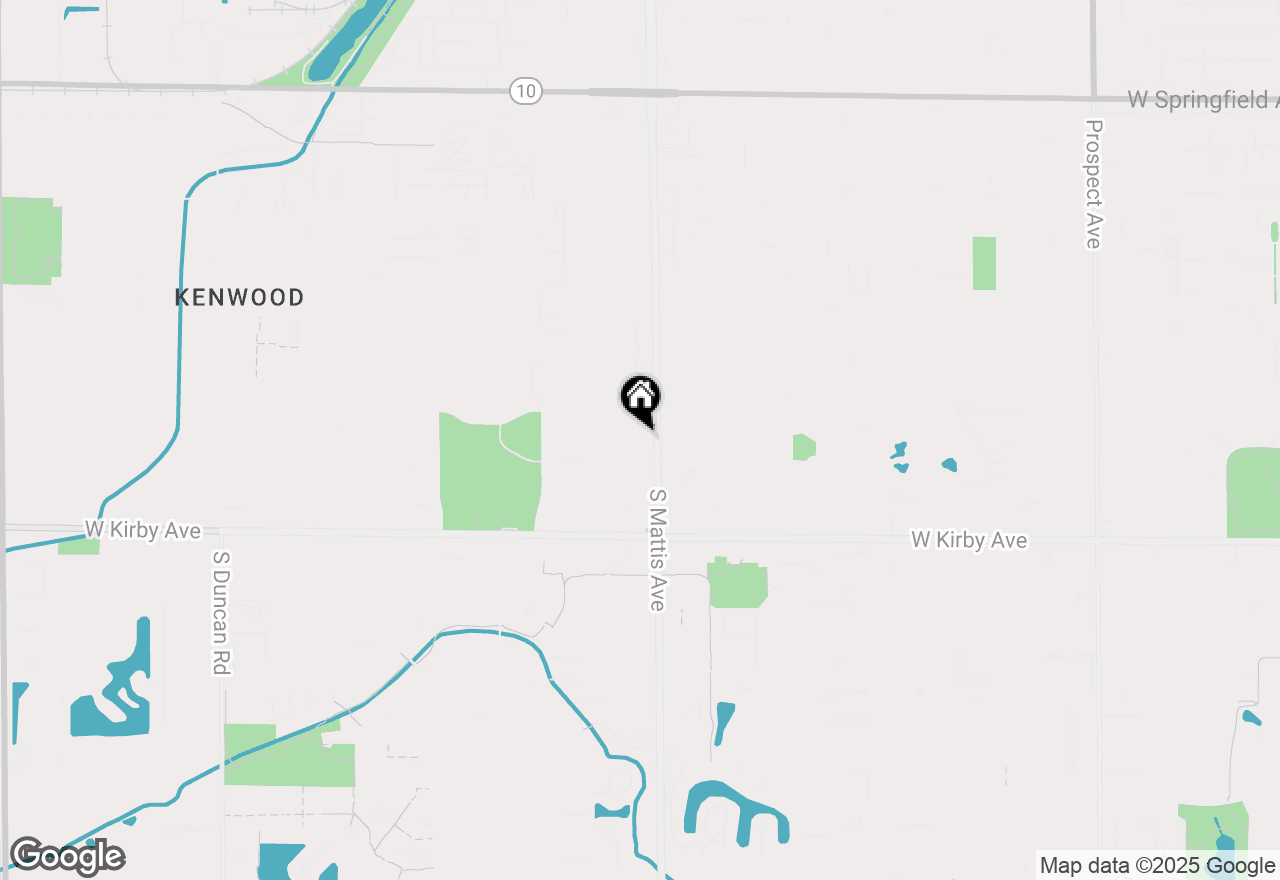 Map of 1308 Glendale Drive, Champaign, IL 61821