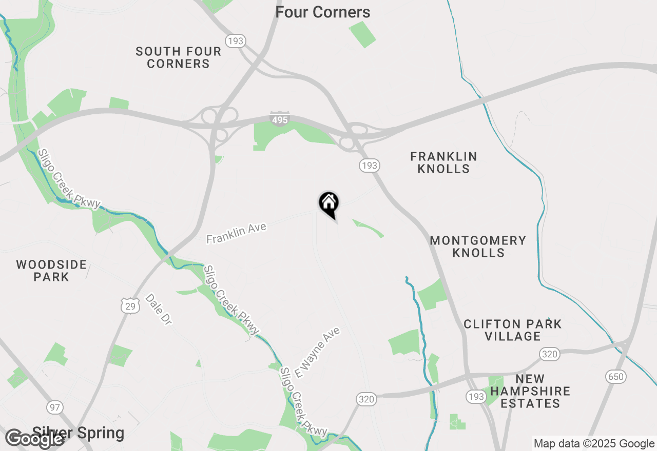 Map of 9313 Sudbury Road, Silver Spring, MD 20901